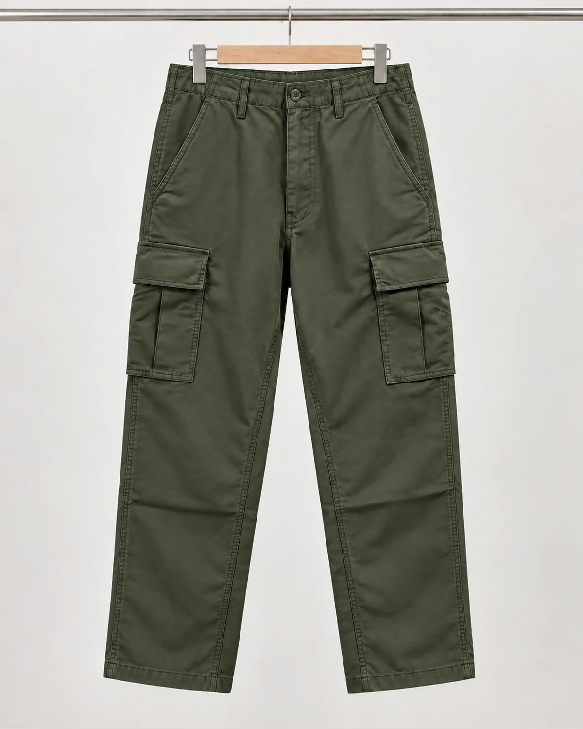 Jungle green cargo pants